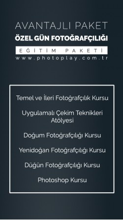 Özel Gün Fotoğrafçılığı Eğitim Paketi
